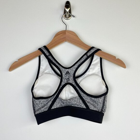 Adidas x Pelaton Performance Black White Sports Bra - Size XS - Picture 3 of 5